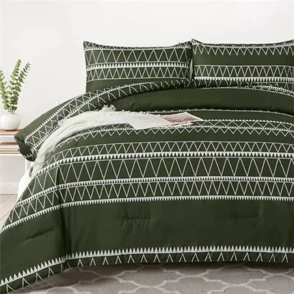 Olive Green Comforter Set King (104